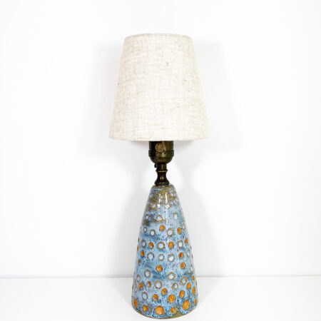 Crater Lamp — Handmade Stoneware Table Lamp