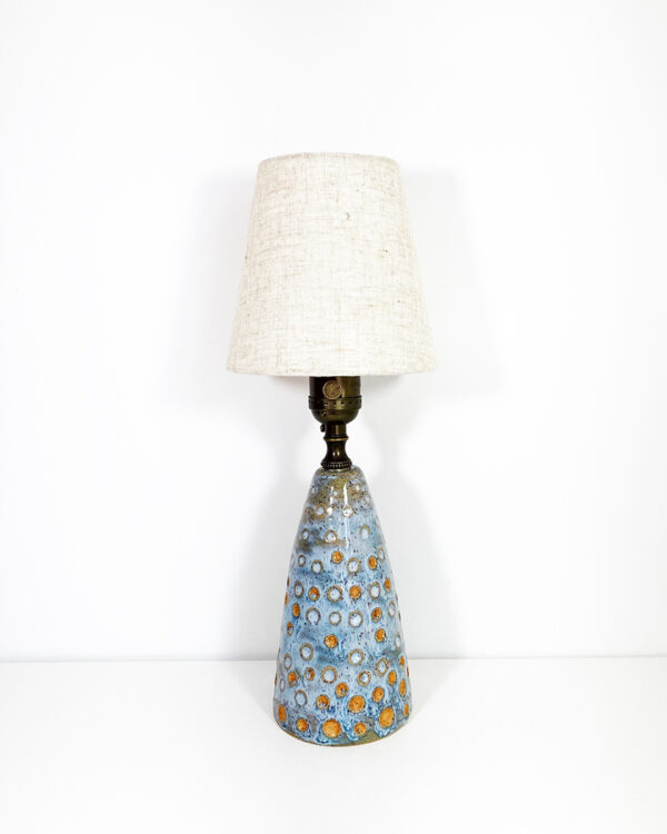 Crater Lamp — Handmade Stoneware Table Lamp