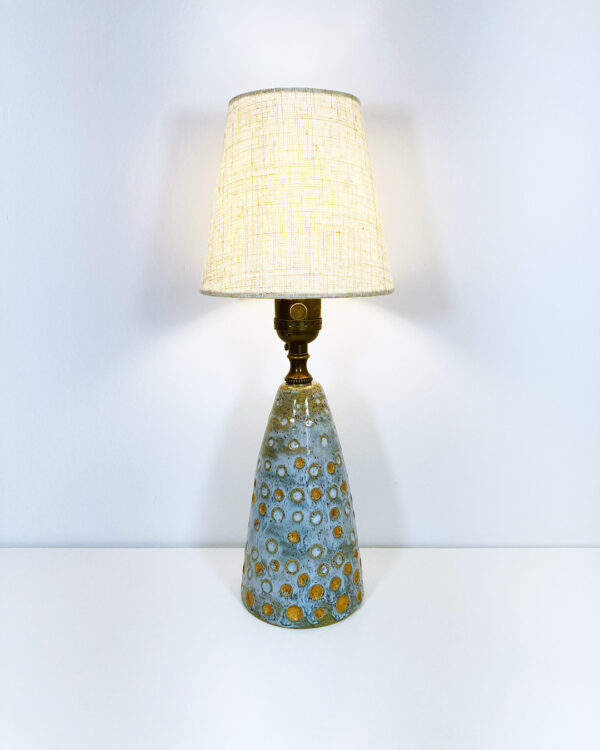 Crater Lamp — Handmade Stoneware Table Lamp