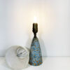 Crater Lamp — Handmade Stoneware Table Lamp