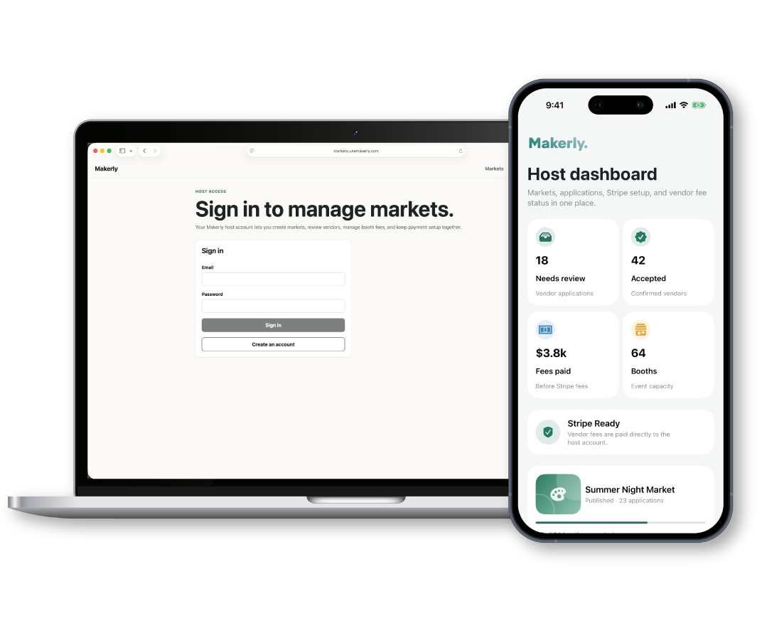 Makerly Web and iOS App SaaS
